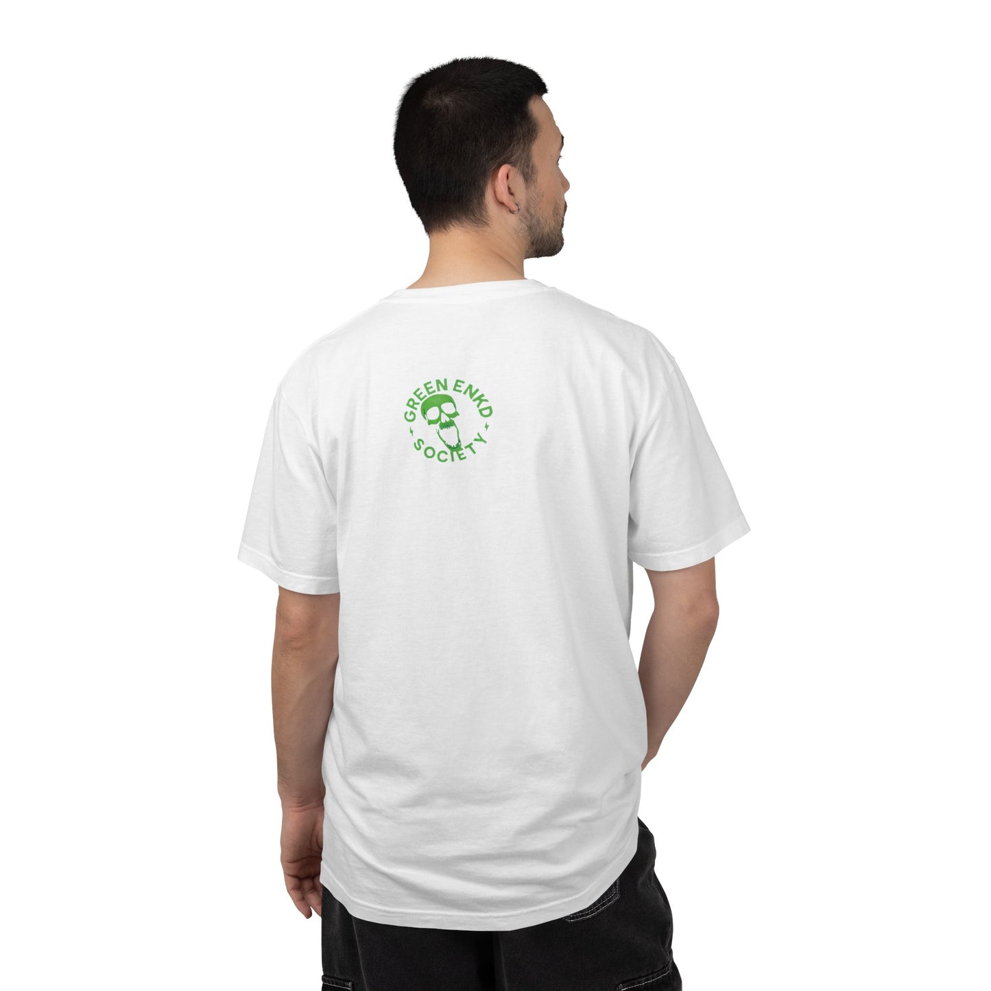Skull Green Wings T-Shirt– Green Enkd Society