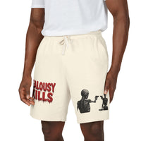 Jealousy Kills Skeleton Graphic Sweat Shorts — Green Enkd Society Skull Streetwear