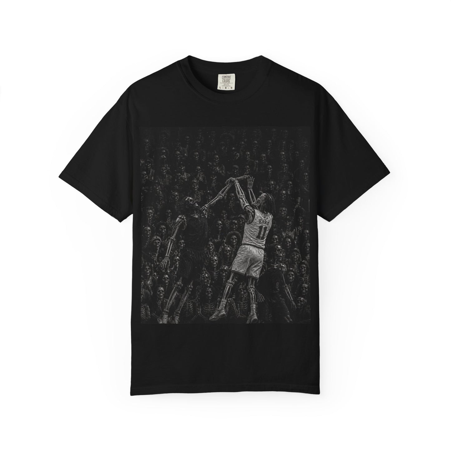 Green Enkd Society “Right in your eye” Vintage Washed Streetwear Tee