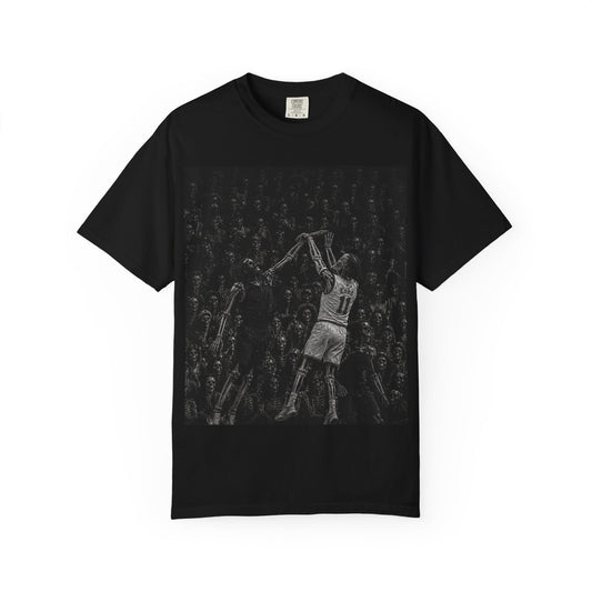 Green Enkd Society “Right in your eye” Vintage Washed Streetwear Tee