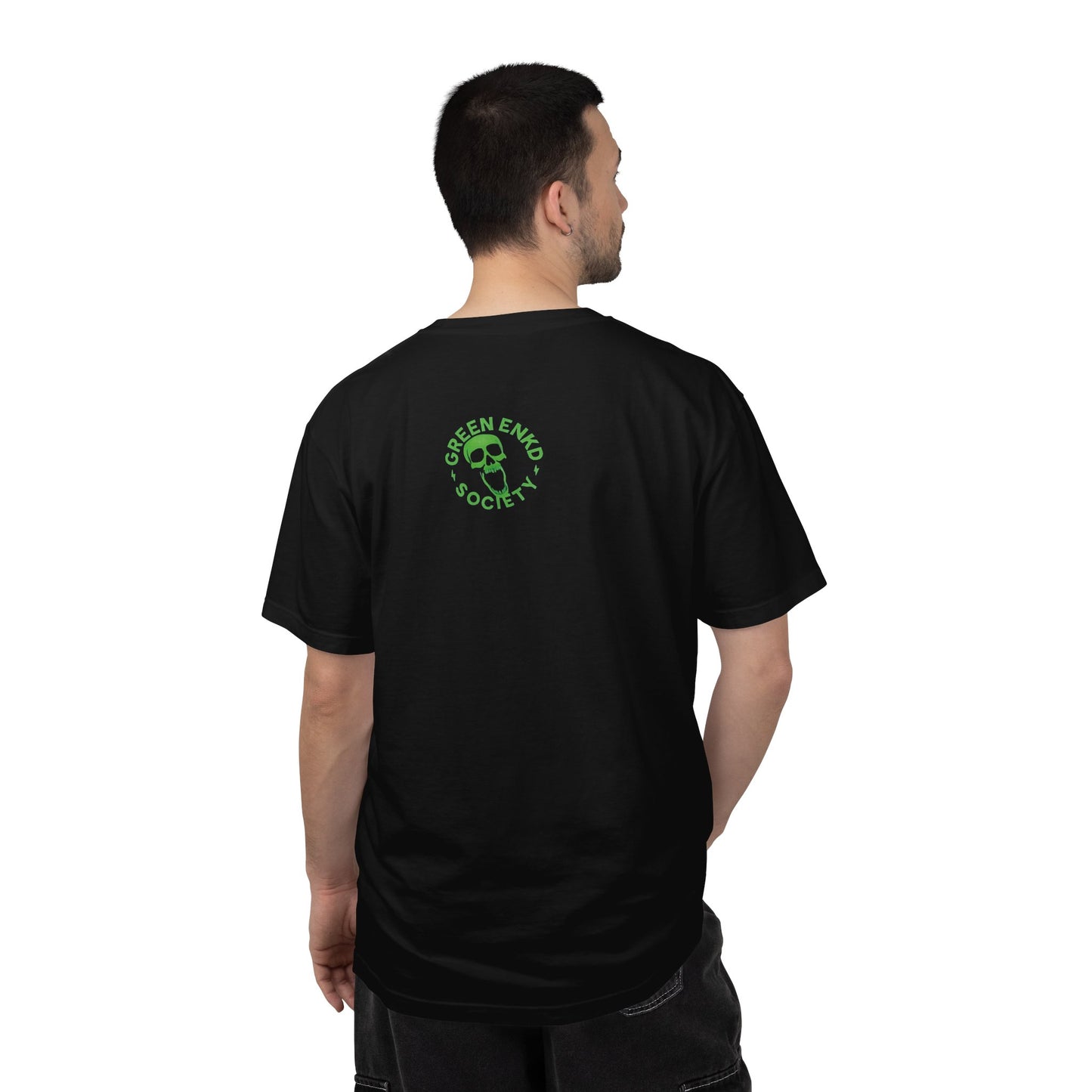 Skull Green Wings T-Shirt– Green Enkd Society