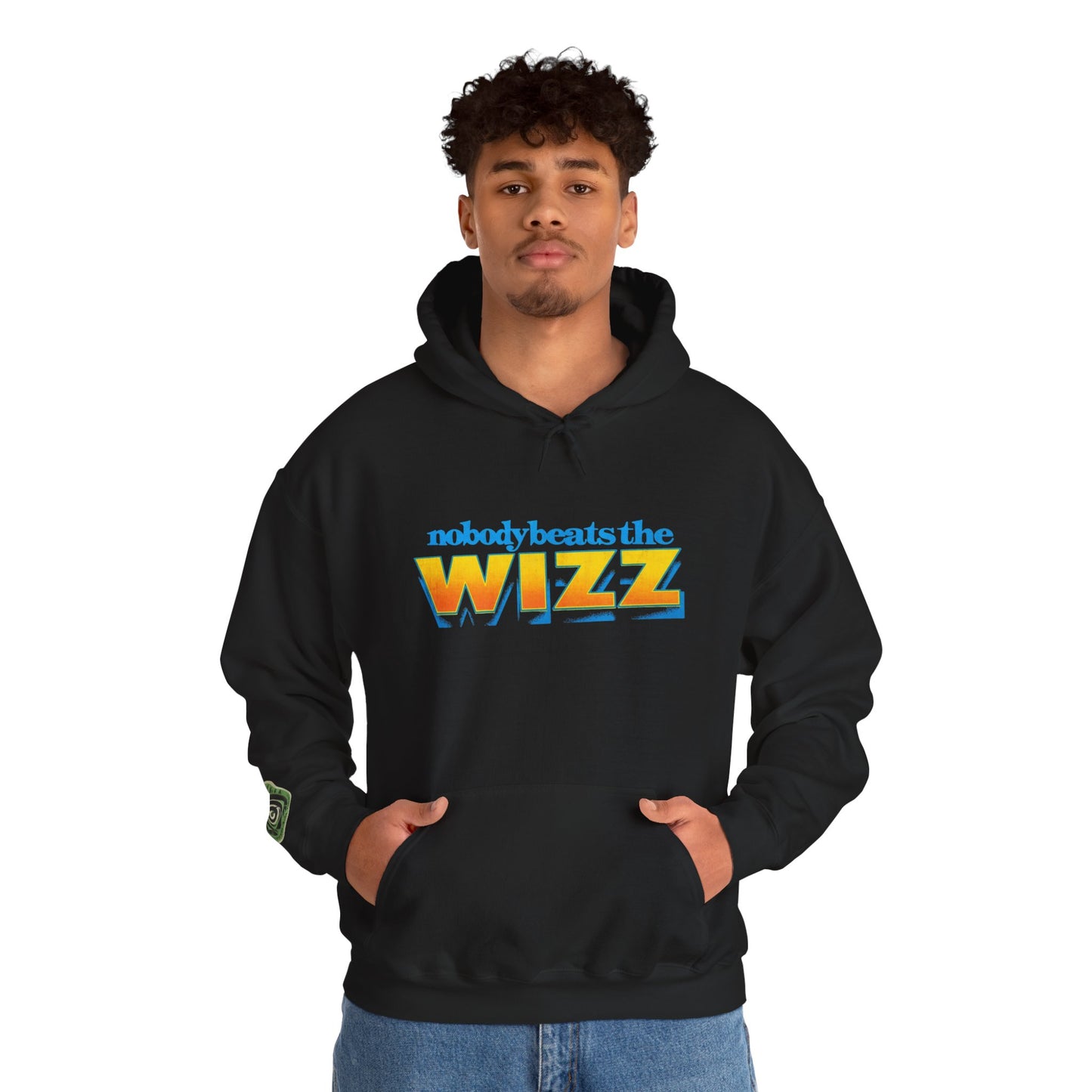 Nobody beats the Wizz II Hoodie, Cool Graphic Sweatshirt, Unisex Casual Wear, Unique Gift for Friends, Halloween Apparel, Retro Style