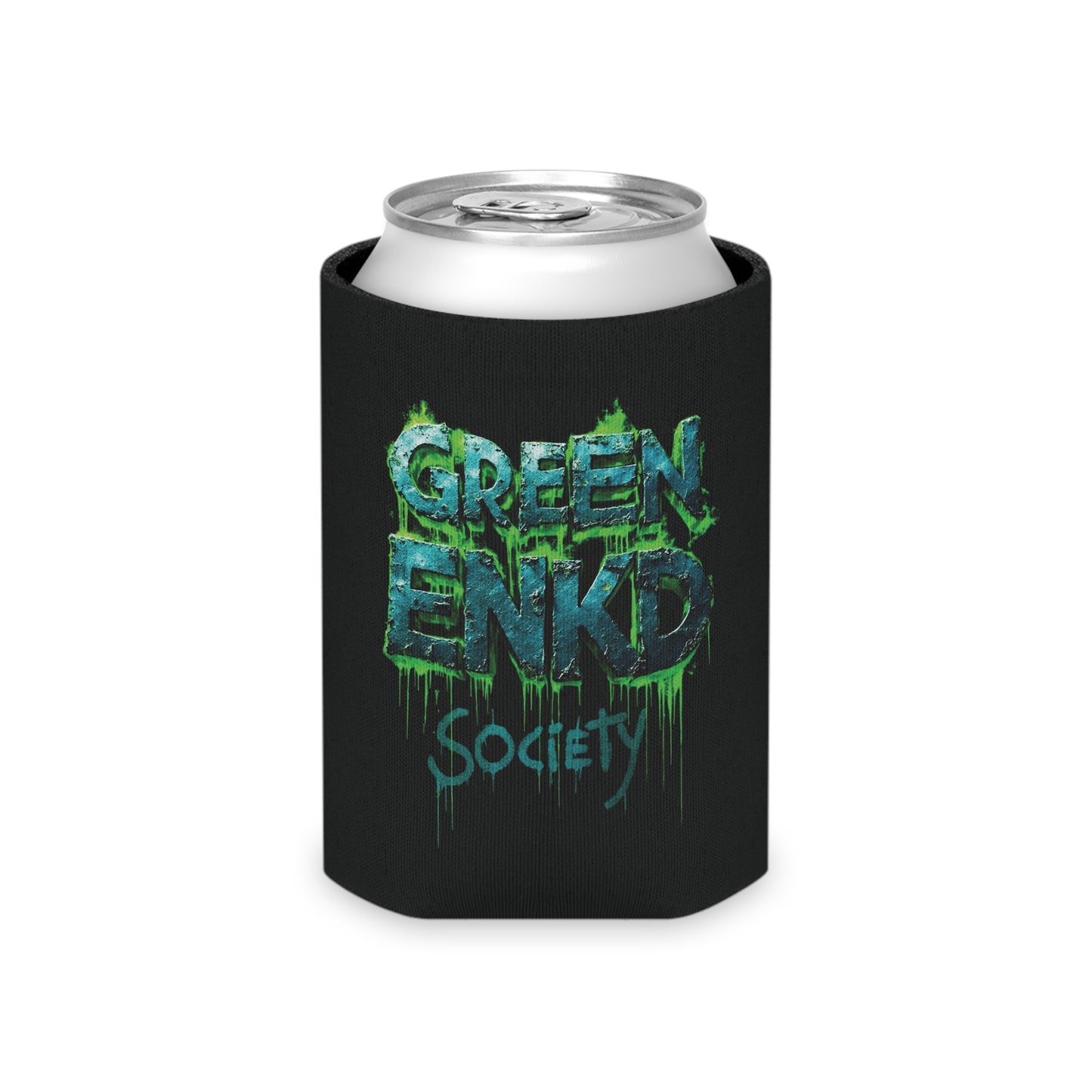 Green Enkd Society Can Cooler