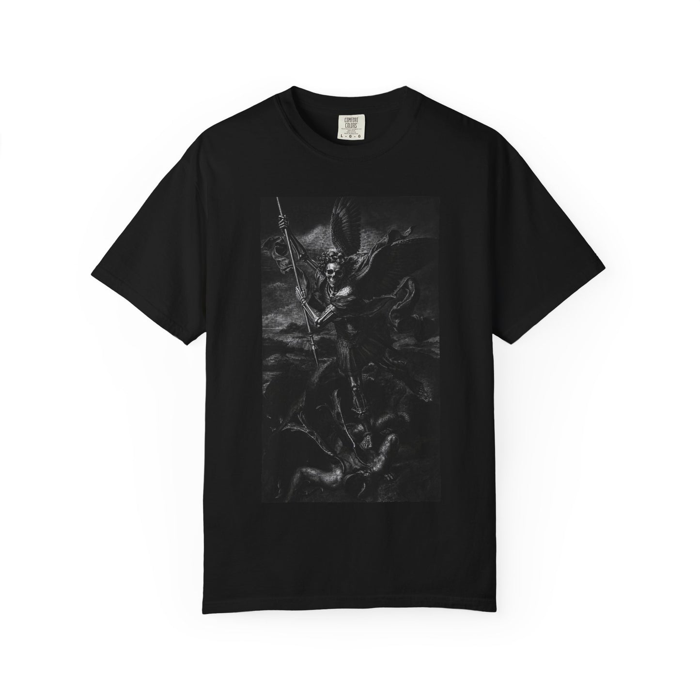 SAINT MICHAEL — Green Enkd Society Skull Tee