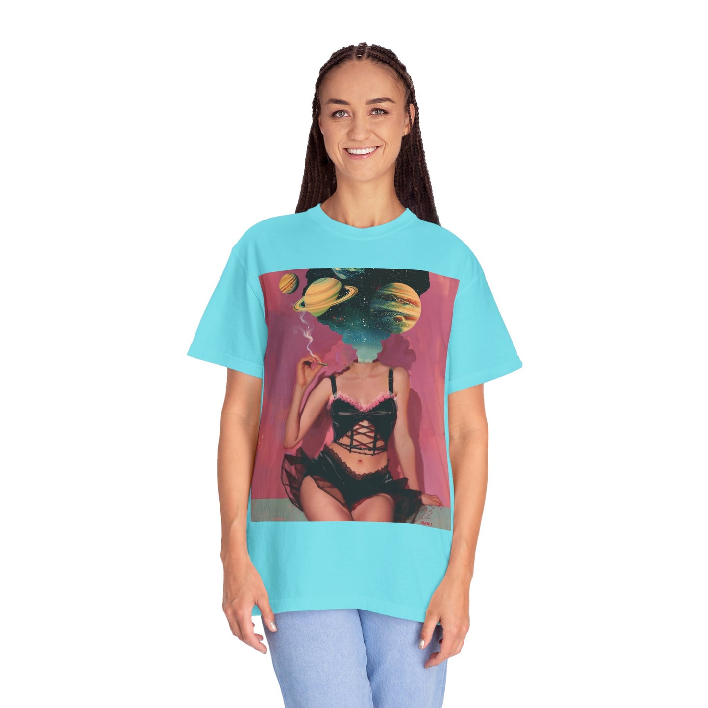 Celestial Dreamer T-Shirt: Unisex Graphic Tee with Cosmic Art, Perfect for Art Lovers, Space Enthusiasts, Gift Ideas, Casual Wear