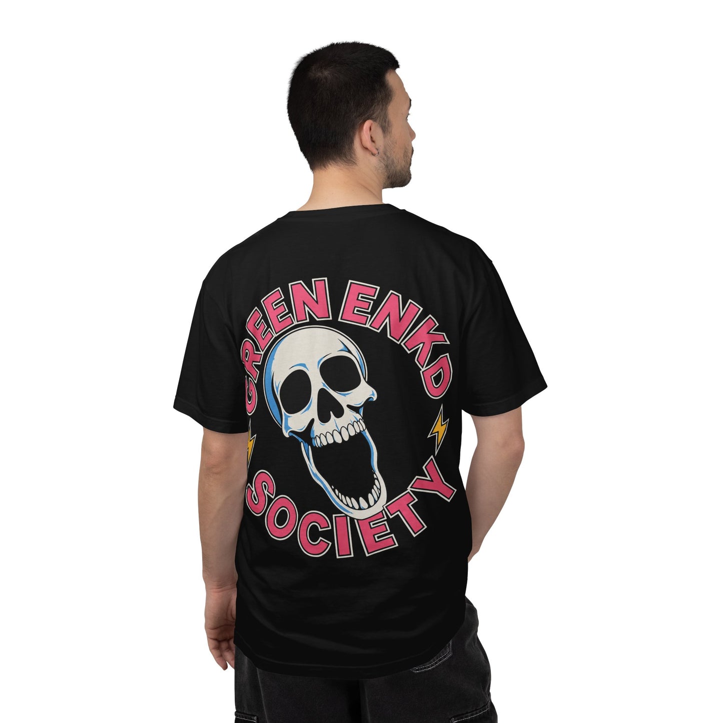 IN THE JET WITH MY SONS TEE – GREEN ENKD SOCIETY
