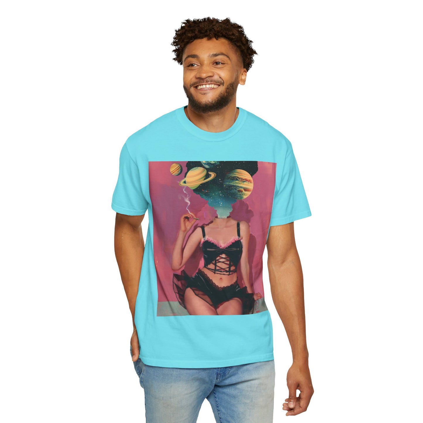 Celestial Dreamer T-Shirt: Unisex Graphic Tee with Cosmic Art, Perfect for Art Lovers, Space Enthusiasts, Gift Ideas, Casual Wear