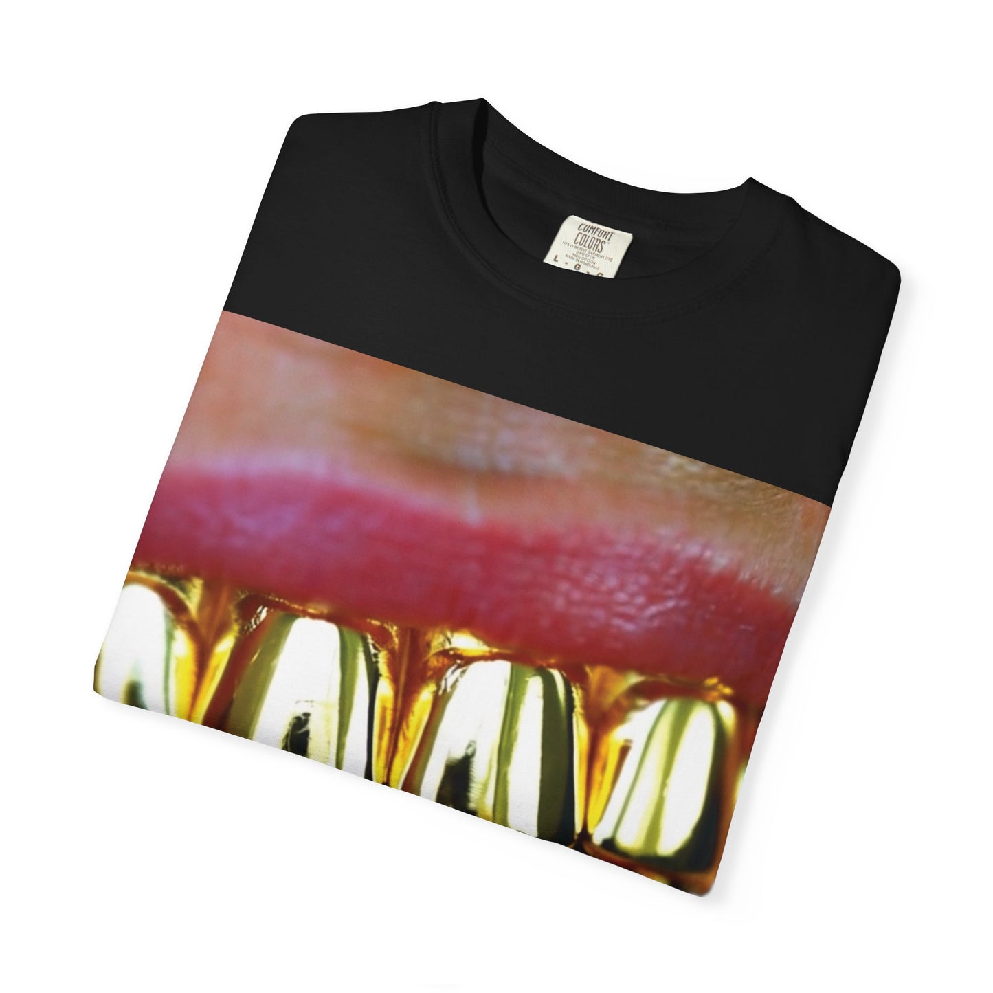 Gold Fronts Graphic Tee, Streetwear T-shirt, Gold Grill Shirt, Urban Fashion Top, Trendy Casual Wear
