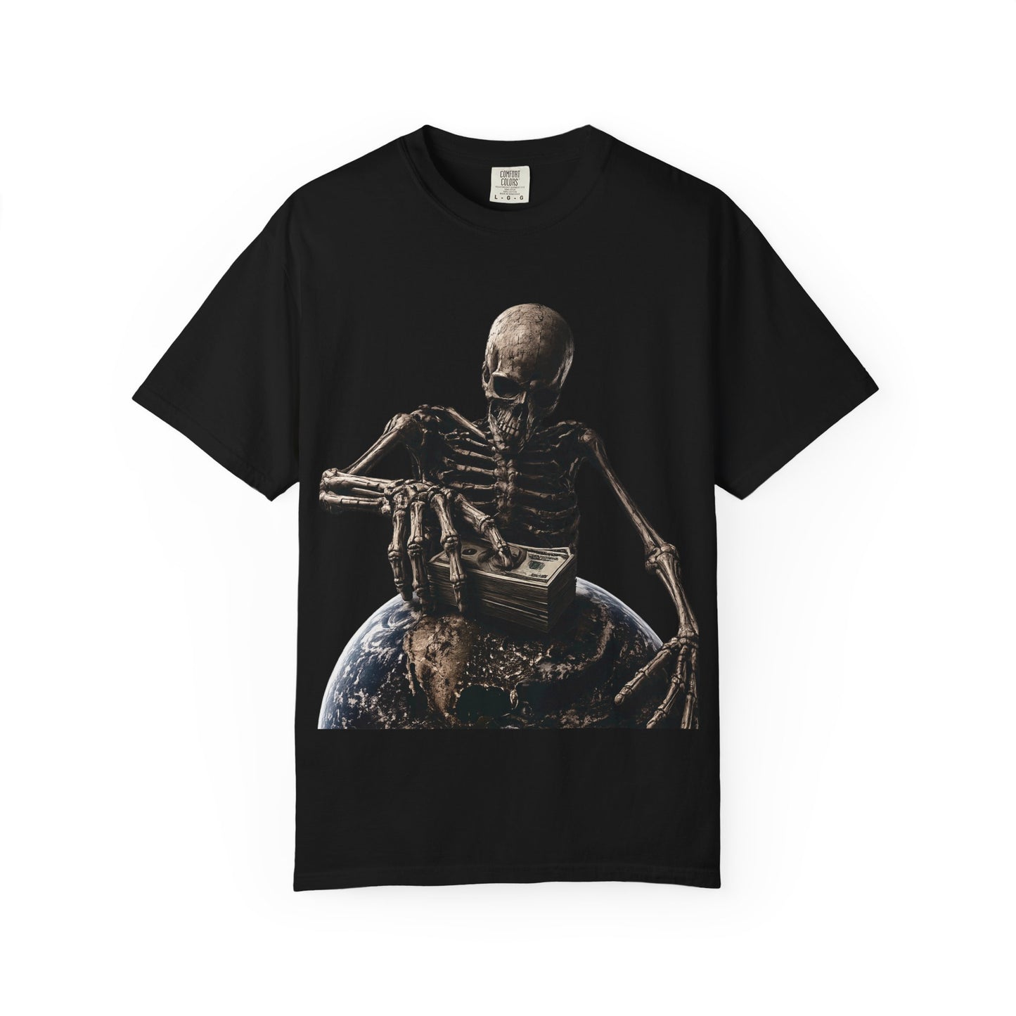 Green Enkd Society™ – Take It With Me Skeleton Graphic Tee