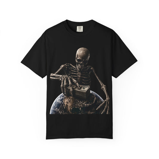 Green Enkd Society™ – Take It With Me Skeleton Graphic Tee