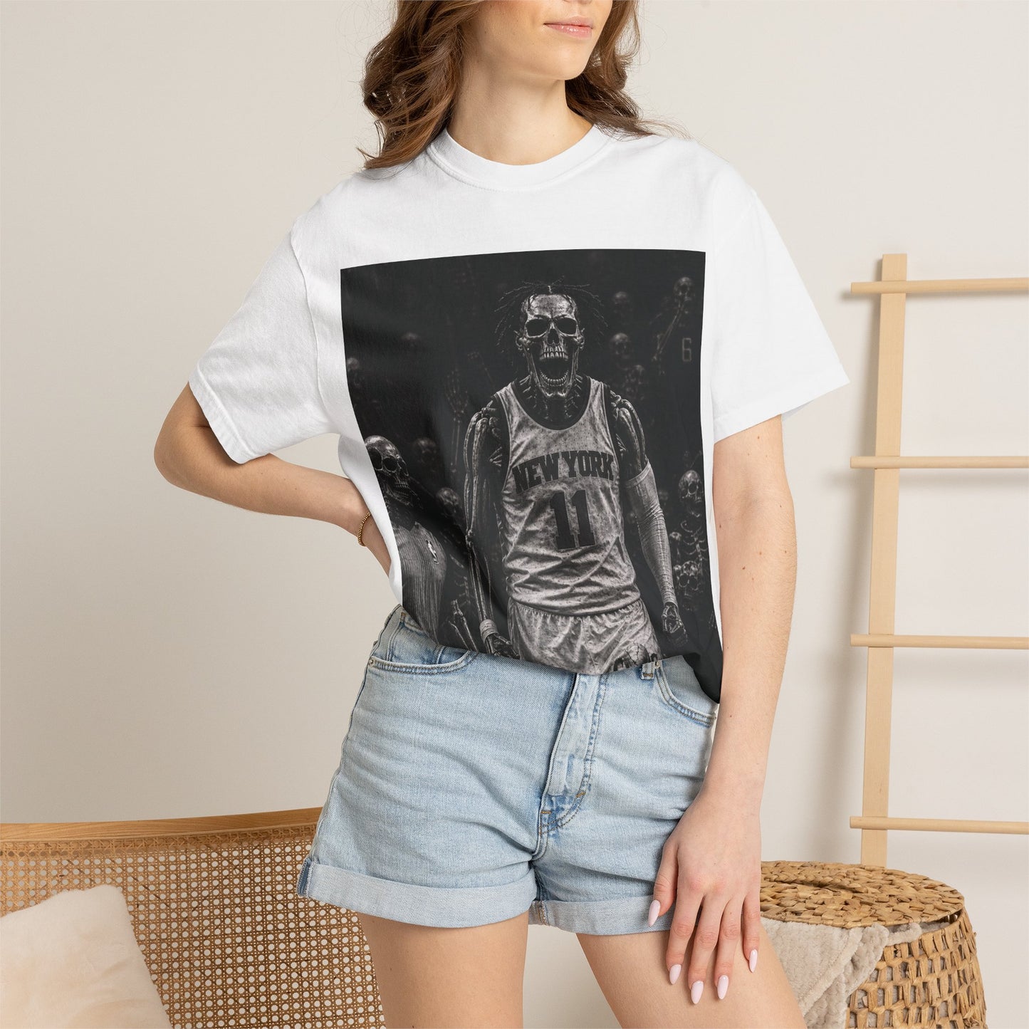 The Brunson Tee- Green Enkd Society Skull