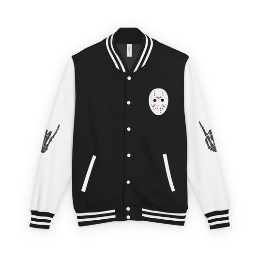 GES Letterman Jacket — Green Enkd Society Dripping Skull Varsity Jacket