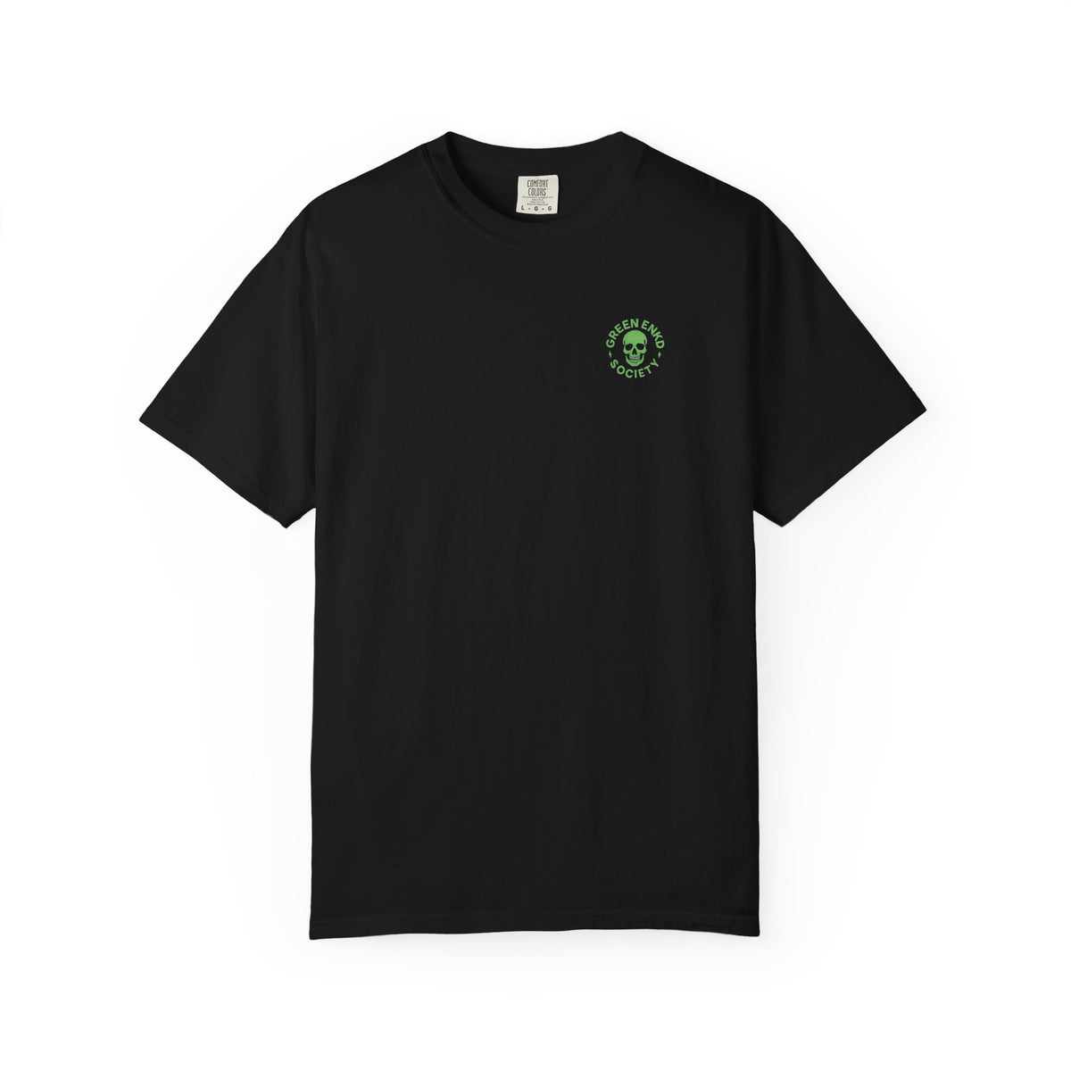 Green Flames Skeleton Tee