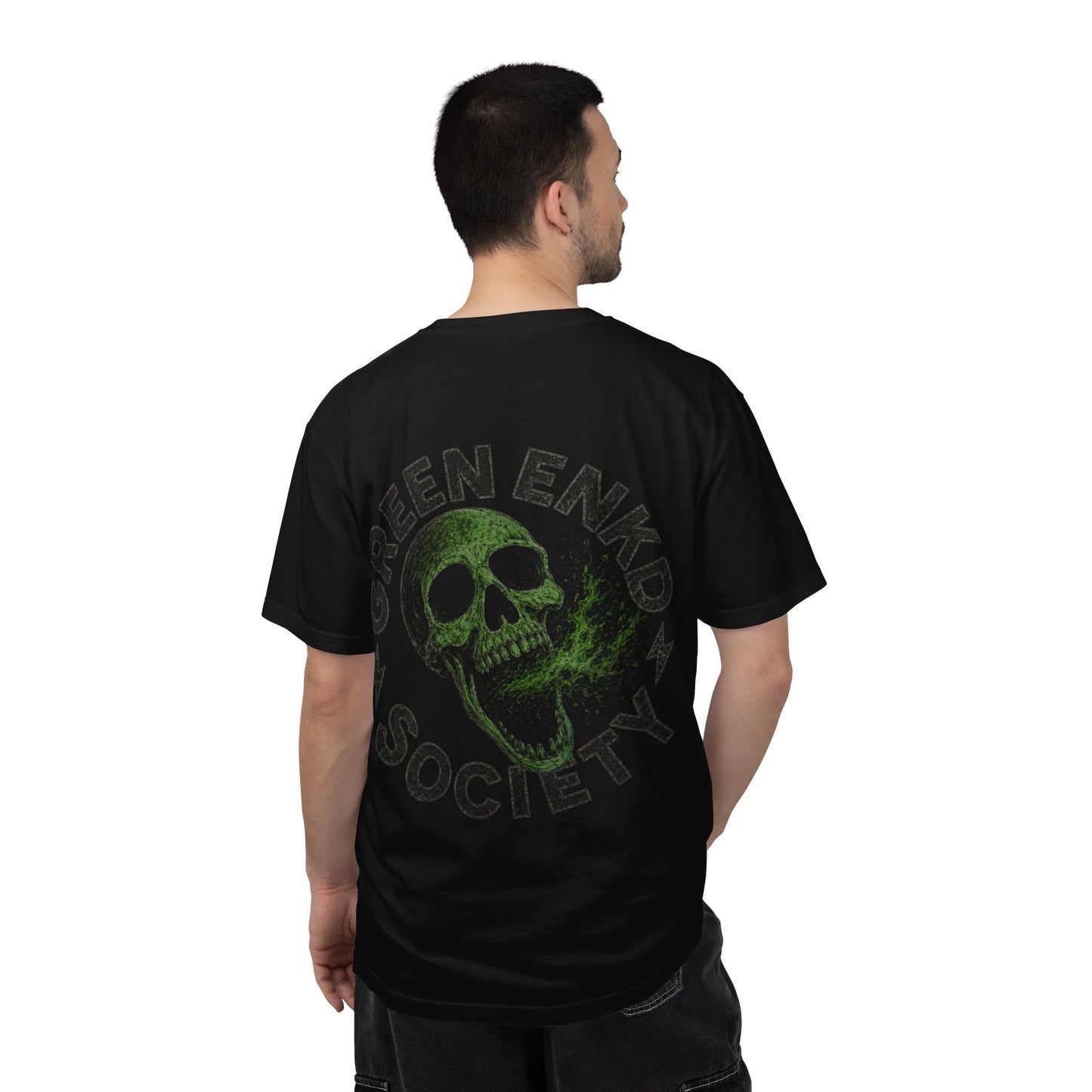 Saints Don’t Die – Green Enkd Society Skeleton Tee