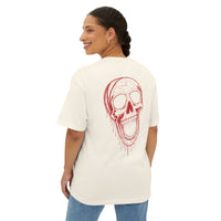 Graphic Tee — "Jealousy Kills" Horror Skull Oversized Boxy T‑Shirt