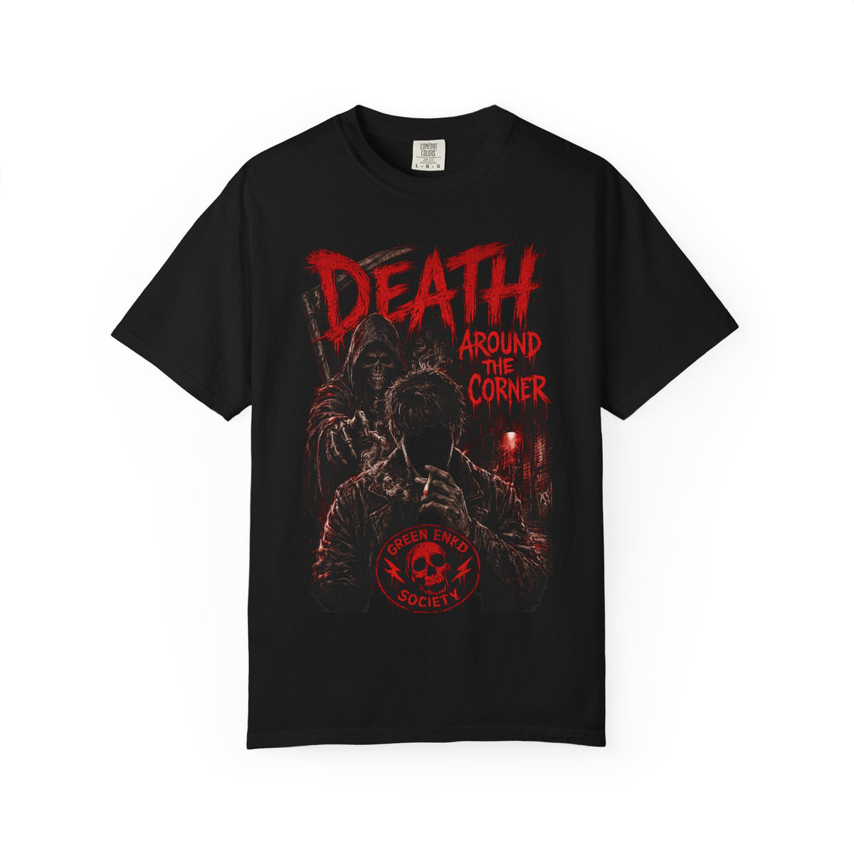 Death Around the Corner Reaper Tee
