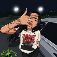 Jealousy Kills Oversized Boxy Tee