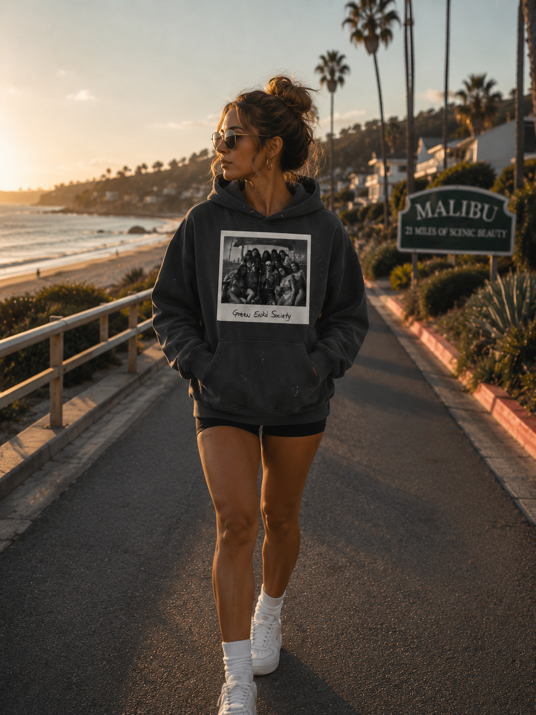 Life’s Good Vintage Frayed Hoodie