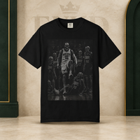 Brunson Stepping Over Philly Tee — Green ENKD Society editorial product image