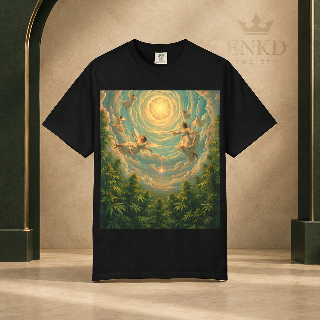 God's Plan 2 Faith Tee — Green ENKD Society editorial product image