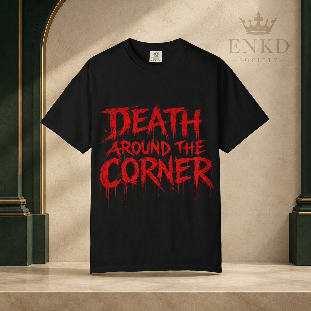 Grim Reaper Tee — Green ENKD Society editorial product image