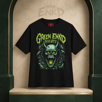 Grunge Tee — Green ENKD Society editorial product image