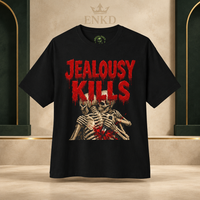 Jealousy Kills Backstabber Tee — Green ENKD Society editorial product image