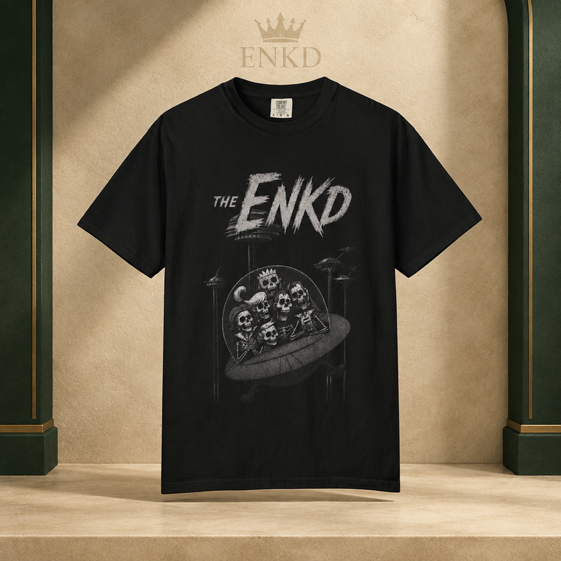 In the Jet With My Sons Tee — Green ENKD Society editorial product image