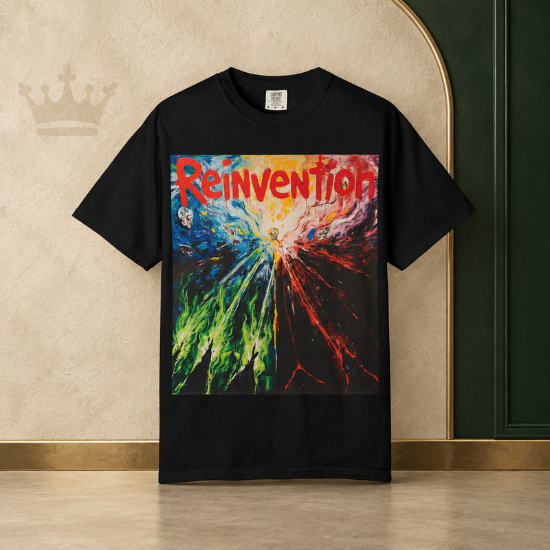 Reinvention of Consciousness Art Tee by Green ENKD Society
