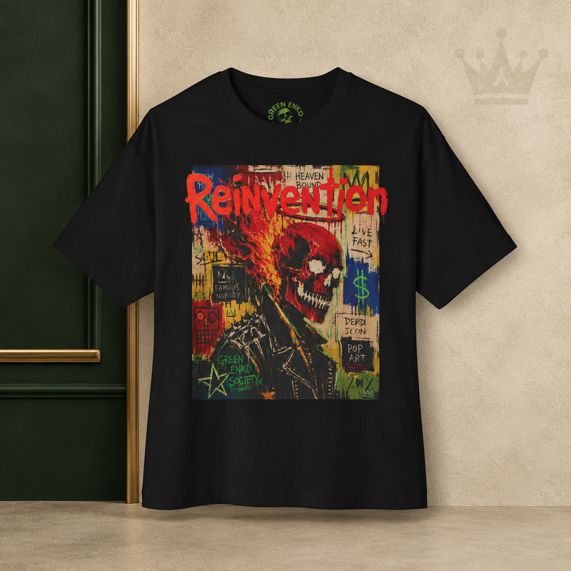 Reinvention Pray to Ghost Tee by Green ENKD Society