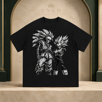 Skull Z Essential Tee — Green ENKD Society editorial product image