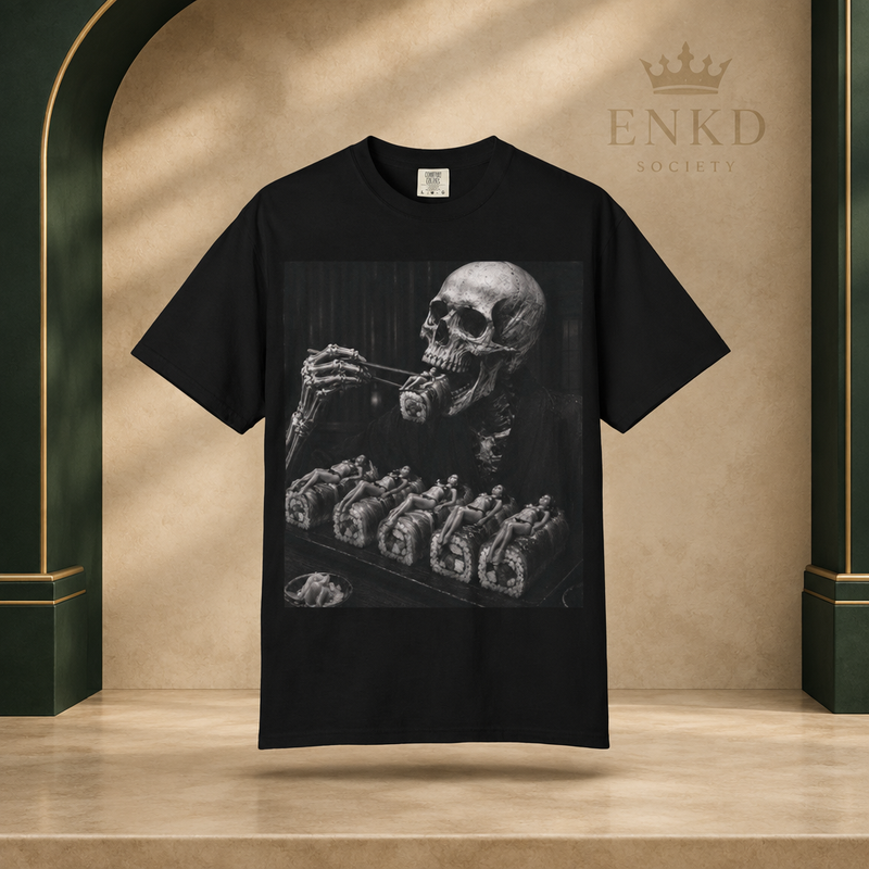 Sushi of the Dead Tee — Green ENKD Society editorial product image