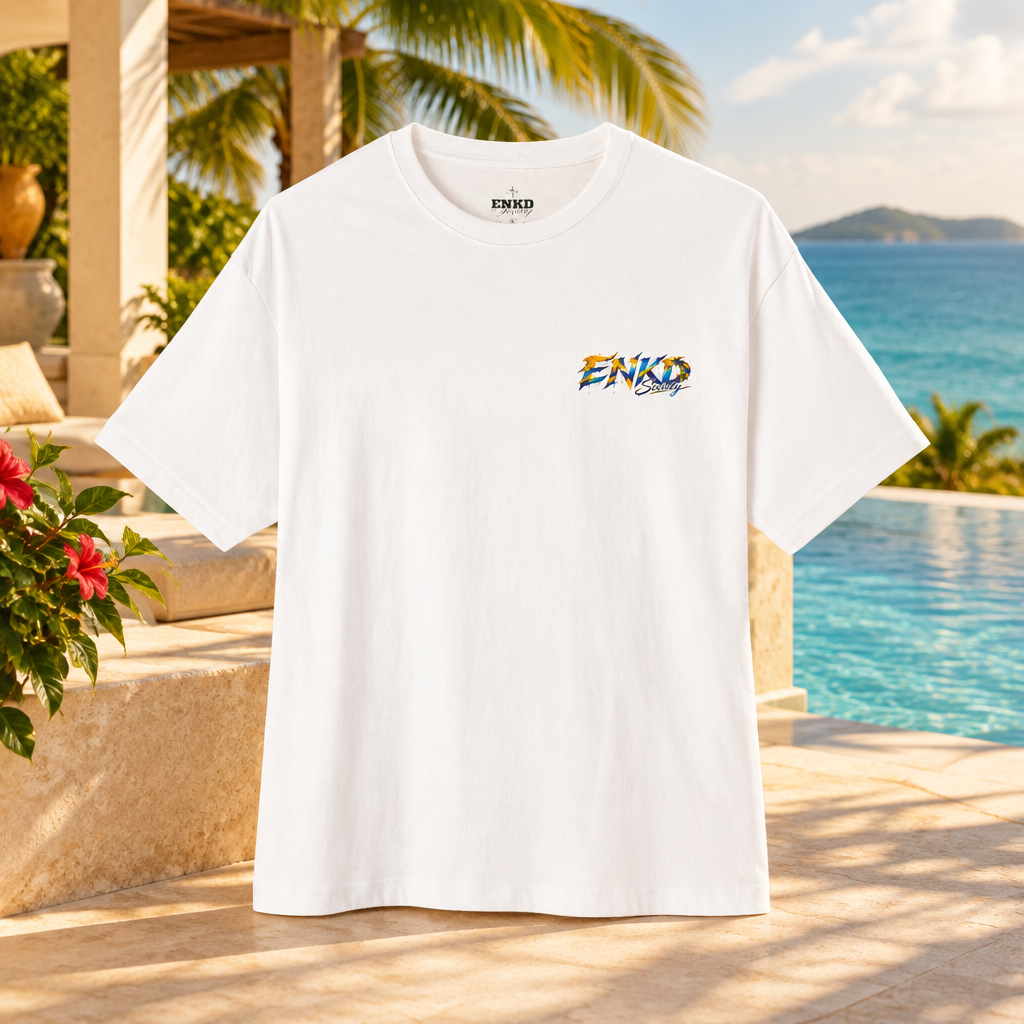ENKD Caribbean U.S. Virgin Islands Tee luxury resort editorial