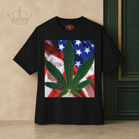 Zaa Bless America Boxy Tee by Green ENKD Society